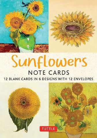 Sunflowers — 12 Blank Note Cards