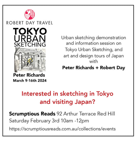 Tokyo Urban Sketching with Peter Richards & Robert Day