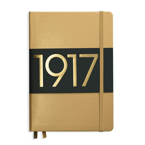 Leuchtturm1917 Jottbook A5 Plain 2pk - Gold