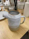 Pitcher, Brushed White Gloss - Contour Clayhouse