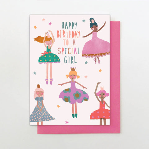 Happy Birthday to a Special Girl Card