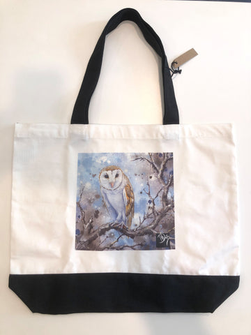 KA Duffy Barn Owl Tote Bag
