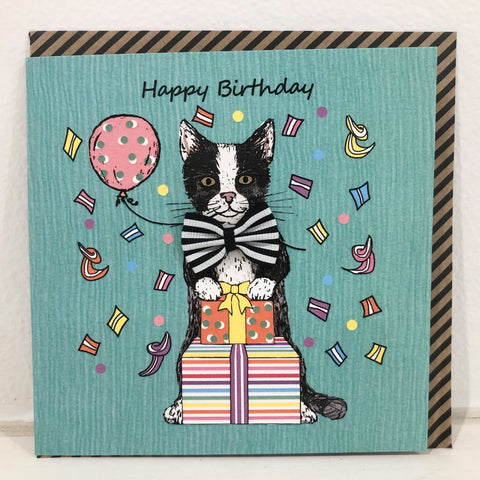 Birthday Cat Card by Apple & Clover