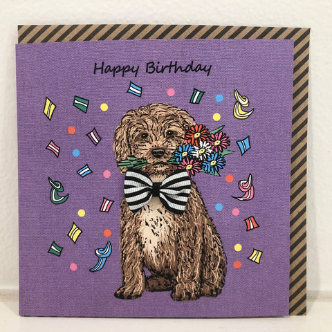 Birthday Dog Card by Apple & Clover