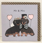 Mr & Mrs Card by Apple & Clover
