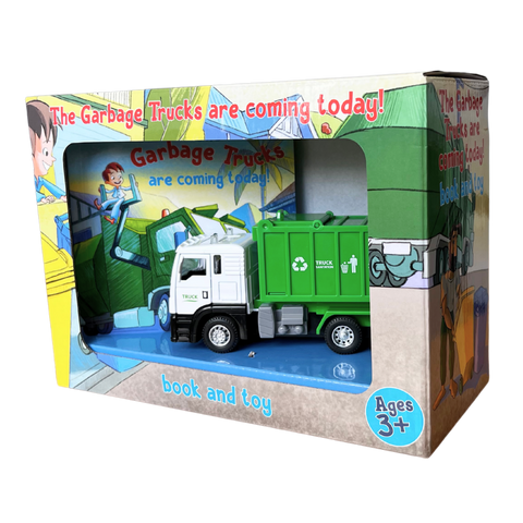 The Garbage Trucks are Coming Today! Book and Toy