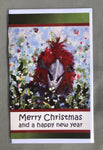 Australian Bird Art Christmas Cards - Gang-gang Cockatoo