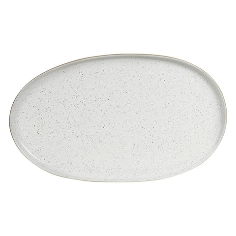 Robert Gordon Table Of Plenty Platter Oval in White Speckle