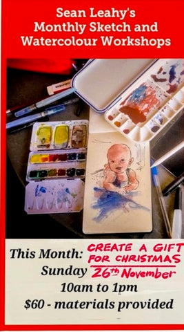Monthly Sketching & Watercolour Workshop with Sean Leahy