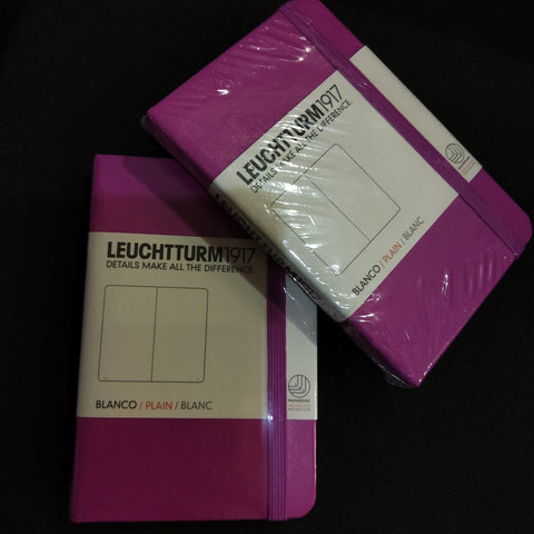 Leuchtturm 1917 A7 Notebook Pink Plain