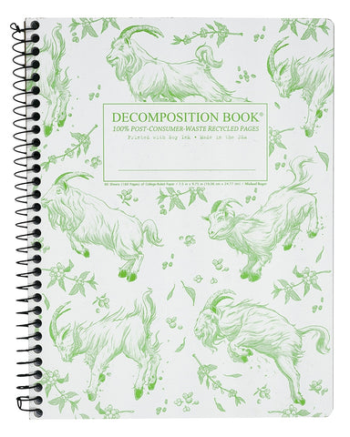 Decomposition - Spiral Notebook - Ruled Goatbook