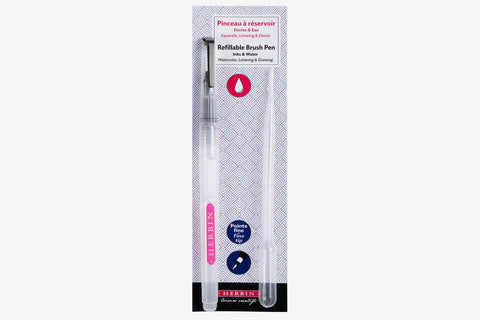 Herbin - Refillable Brush  Pen - Fine Tip