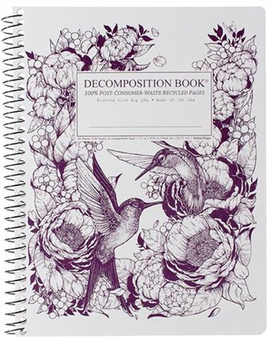 Decomposition - Spiral Notebook - Ruled Hummingbirds