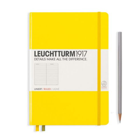 LEUCHTTURM 1917 RULED Notebook Medium A5 - LEMON