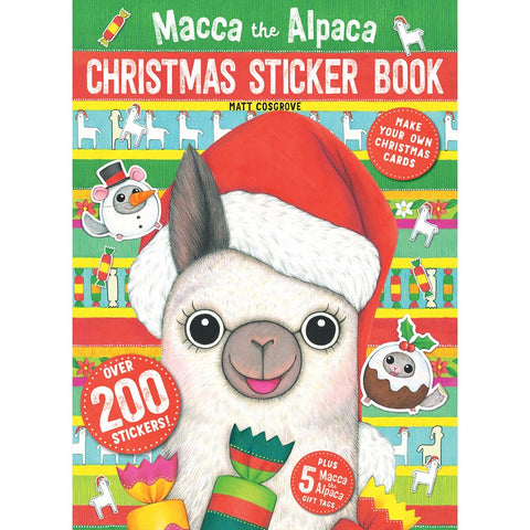 Macca the Alpaca Christmas Sticker Book
