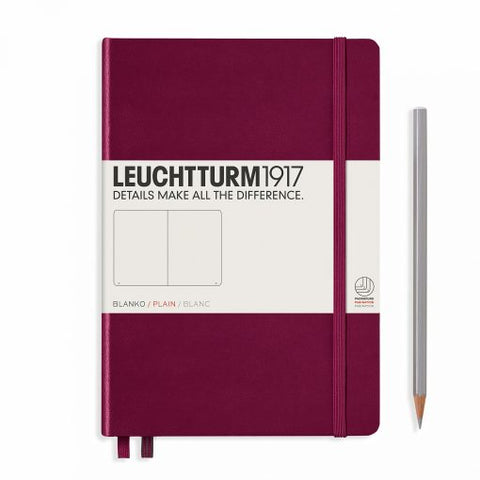 Leuchtturm A5 Notebook Plain Port Red