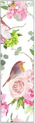 Robin and Flowers : Natural History Book Mark