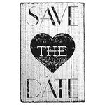 SAVE THE DATE Rubber Stamp