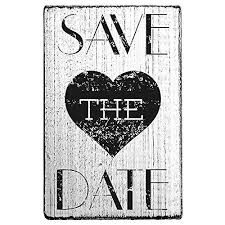 SAVE THE DATE Rubber Stamp