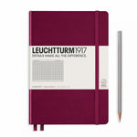 Leuchtturm Notebook A5 Squared Port Red